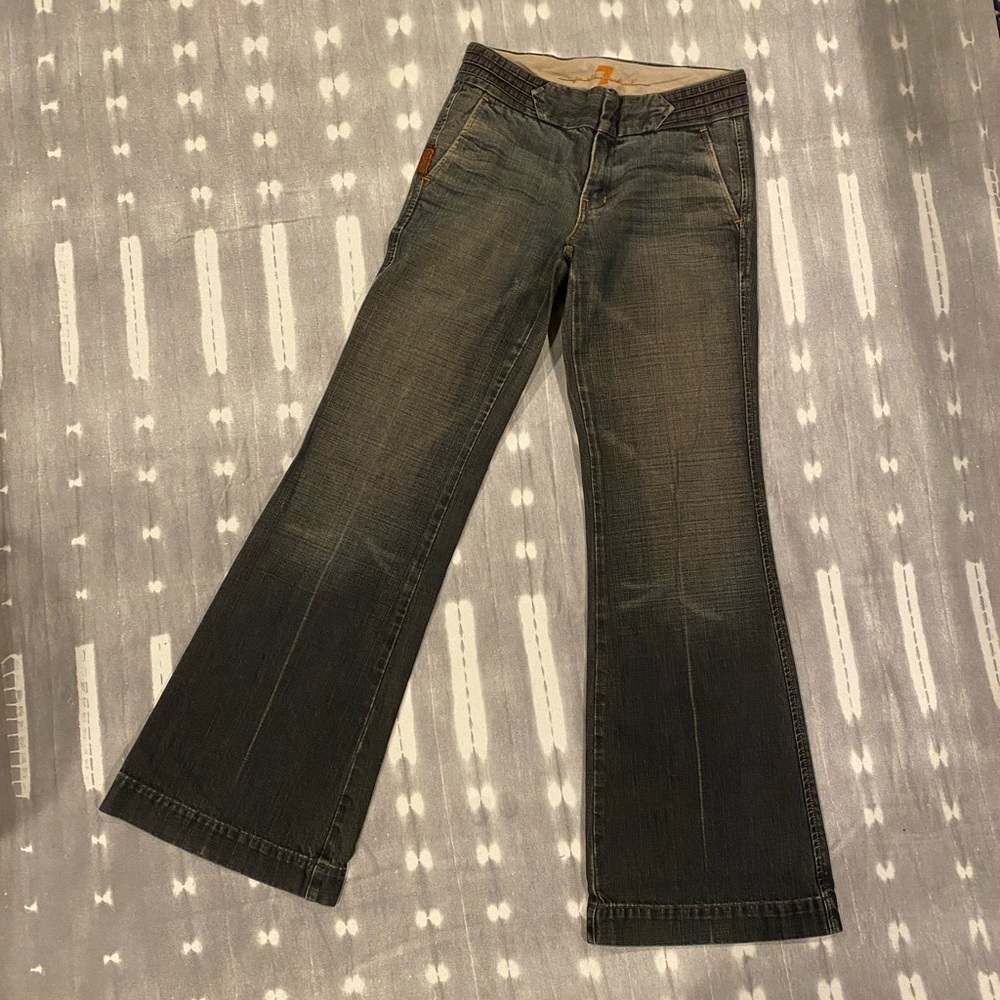 7 For All Mankind 7FAM Size 24 flare vintage jeans